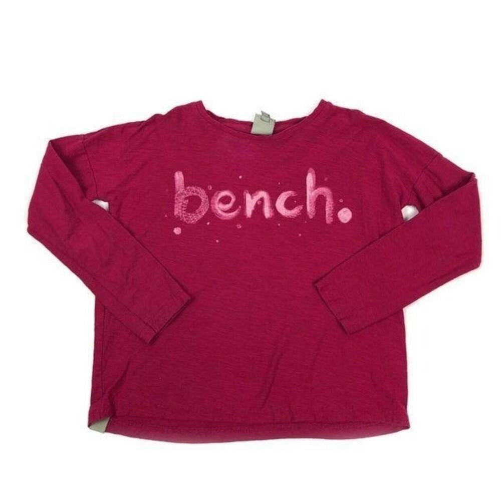 Girls Bench. Pink Long Sleeve Shirt